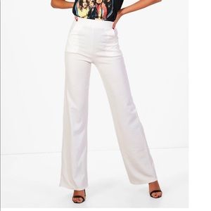 Tall Avery High Waisted Wide Leg Trousers